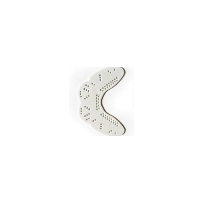 Protector Bucal Plano ajustable Blanco Protector Bucal Plano ajustable Blanco
